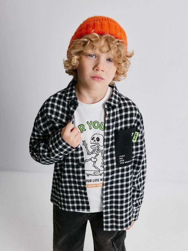 Сорочка верхняя детская для мальчиков Pablu