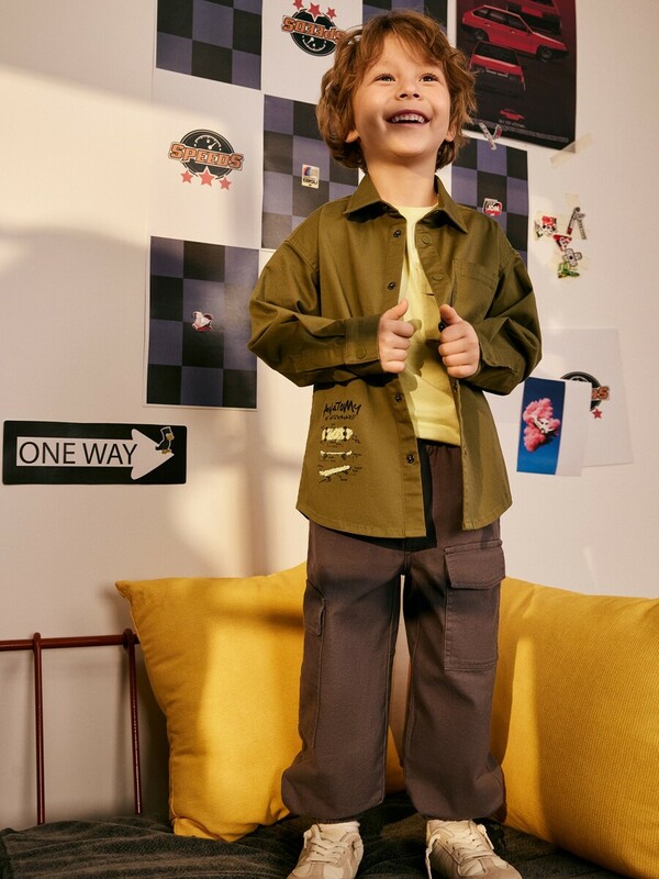 Сорочка верхняя детская для мальчиков Pardus