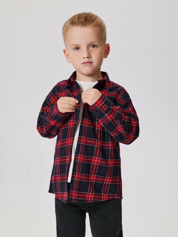 Сорочка верхняя детская для мальчиков Bento