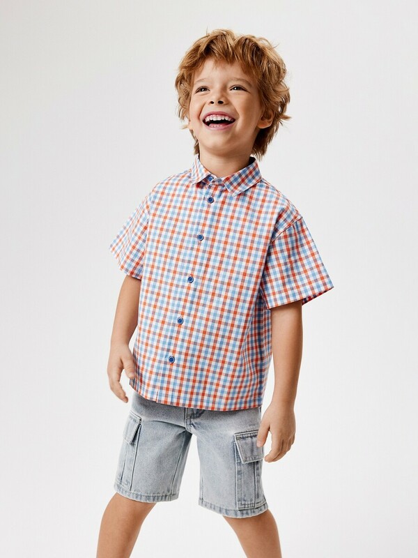 Сорочка верхняя детская для мальчиков Rasselino