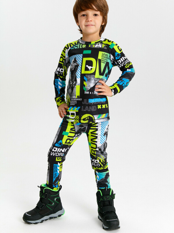 Термокомплект трикотажный для мальчиков: брюки, толстовка