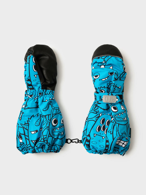 Варежки текстильные для мальчиков