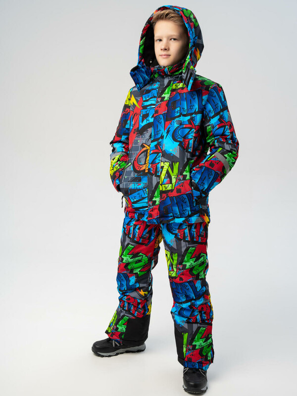 Комплект текстильный с полиуретановым покрытием для мальчиков: куртка, брюки
