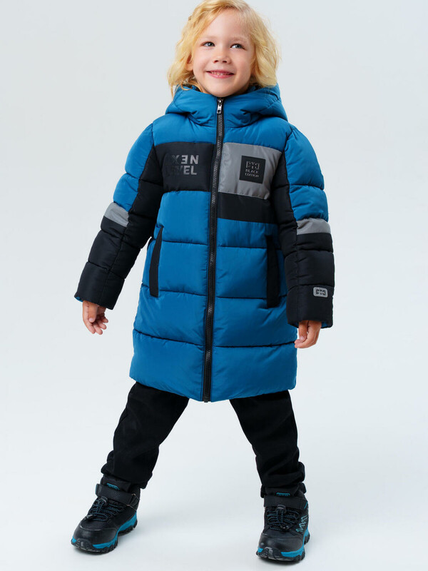 Пальто текстильное с полиуретановым покрытием для мальчиков