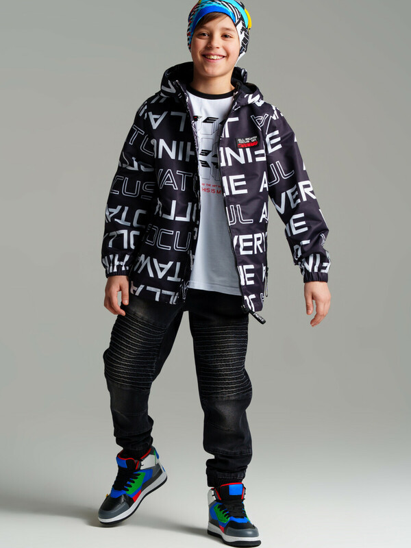 Ветровка текстильный с полиуретановым покрытием для мальчиков