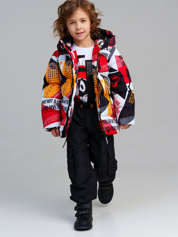 Куртка текстильная с полиуретановым покрытием для мальчиков