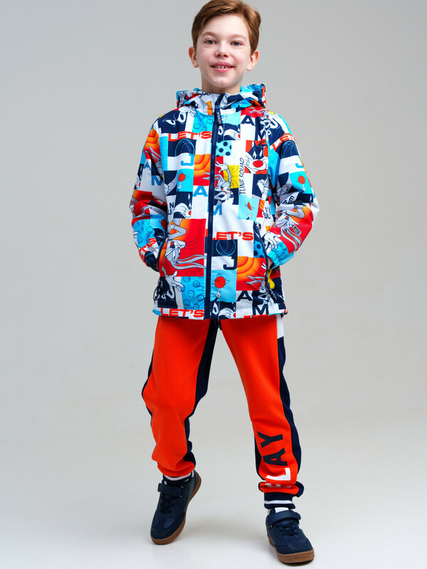 Куртка текстильная с полиуретановым покрытием для мальчиков (ветровка)