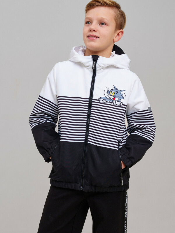 Куртка текстильная с полиуретановым покрытием для мальчиков (ветровка)