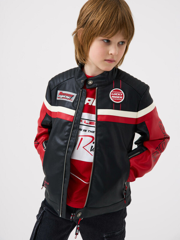 Куртка кожаная для мальчиков