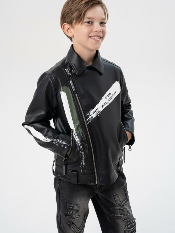 Куртка кожаная для мальчиков