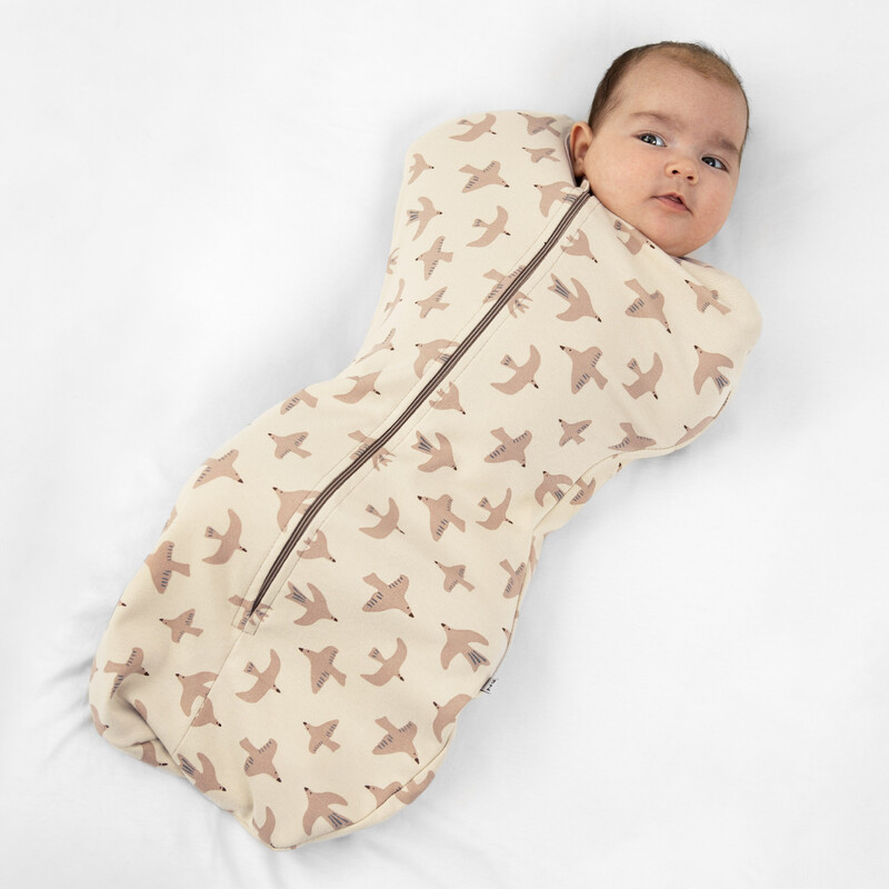 Пелёнка-кокон на молнии «Латте» 635Л-371-Б