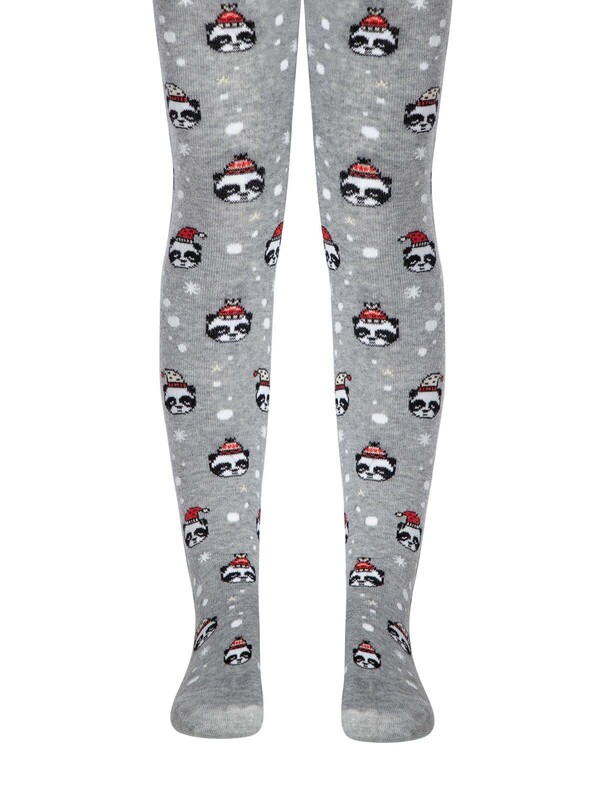Колготки детские CONTE-KIDS Новогодние колготки «Xmas panda»
