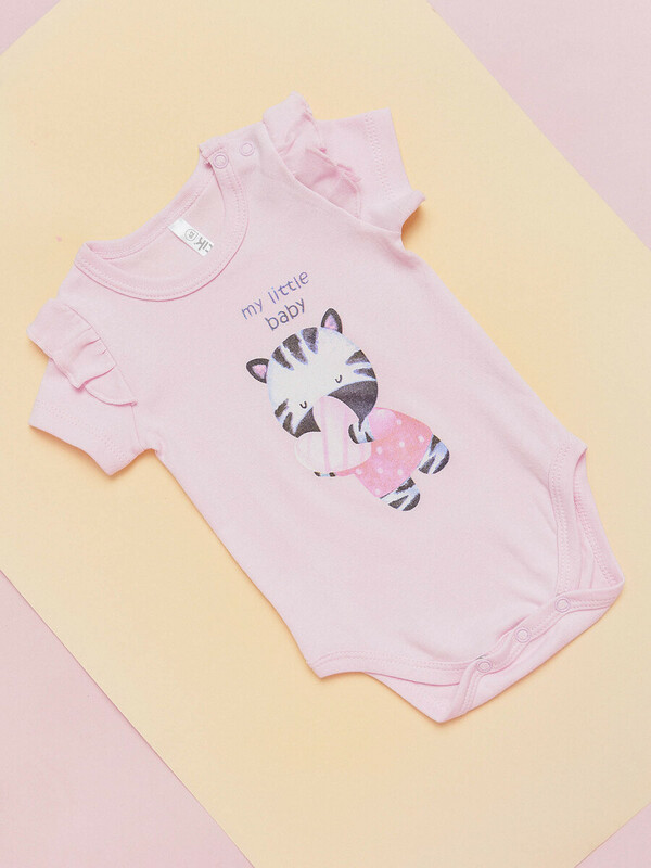 Боди с коротким рукавом для девочки (002_ЛН25)