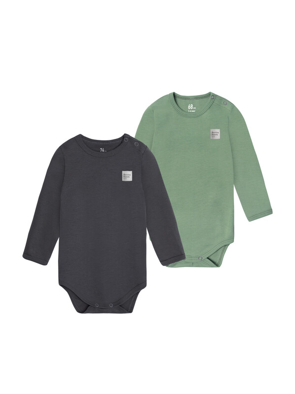 Боди с длинным рукавом /набор 2 шт/ «Basic» 580БН-361-Х