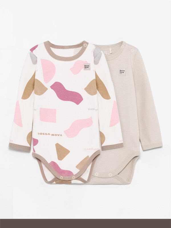 Боди с длинным рукавом /набор 2 шт/ «Basic» 580БН-371-А