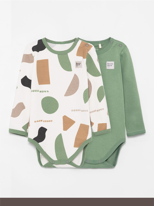 Боди с длинным рукавом /набор 2 шт/ «Basic» 580БН-371-Х