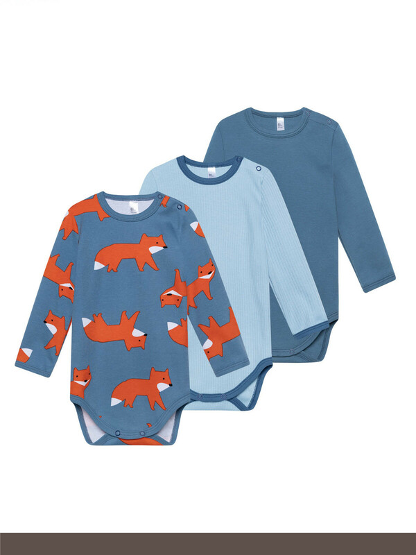 Боди с длинным рукавом /набор 3 шт/ «Яркая» 580ЯН-371-Л