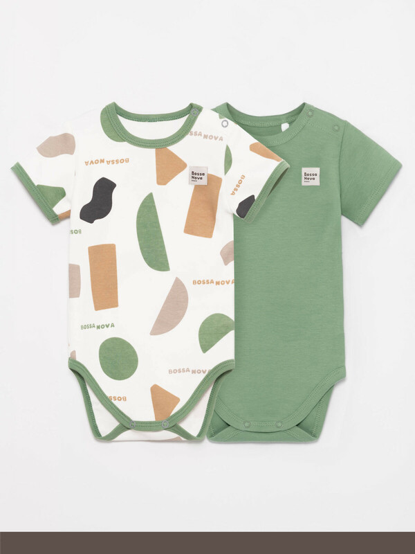 Боди с коротким рукавом /набор 2 шт/ «Basic» 588БН-371-Х