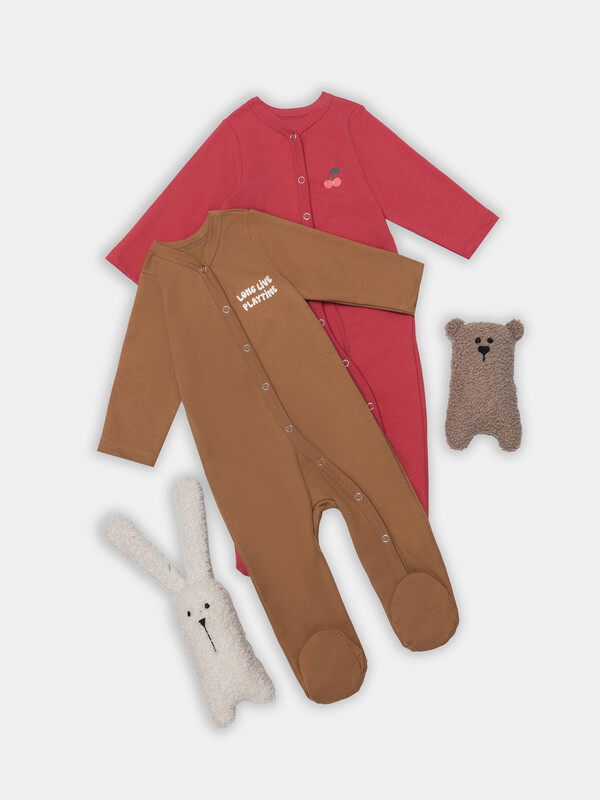 КОМБИНЕЗОН НАТЕЛЬНЫЙ ДЕТСКИЙ (2ШТ.) 14005-2