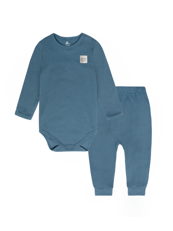 Комплект боди д/р и ползунки 055БК-361-В