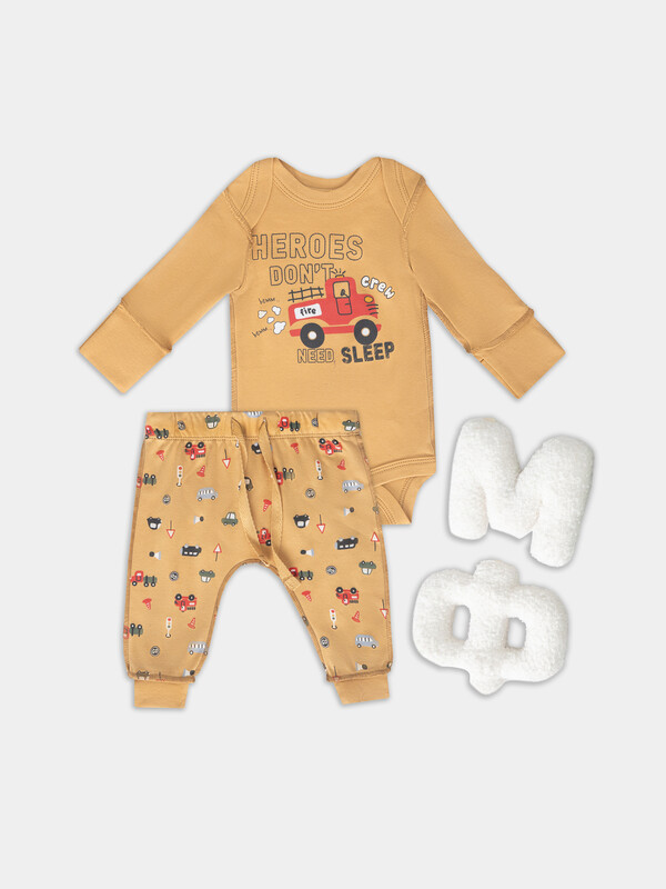 КОМПЛЕКТ ДЕТСКИЙ (БОДИ, ПОЛЗУНКИ) 89404-1