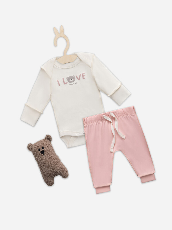 КОМПЛЕКТ ДЕТСКИЙ (БОДИ, ПОЛЗУНКИ) 89404-1