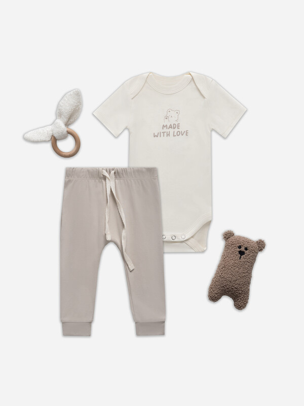 КОМПЛЕКТ ДЕТСКИЙ (БОДИ, ПОЛЗУНКИ) 89405