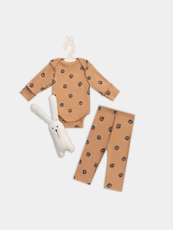 КОМПЛЕКТ ДЕТСКИЙ (БОДИ, ПОЛЗУНКИ) 89406-1