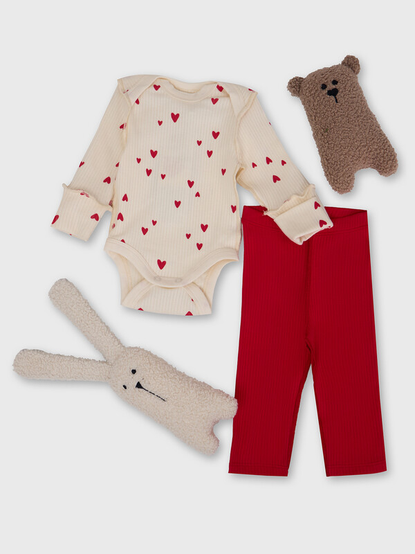 КОМПЛЕКТ ДЕТСКИЙ (БОДИ, ПОЛЗУНКИ) 89406-1