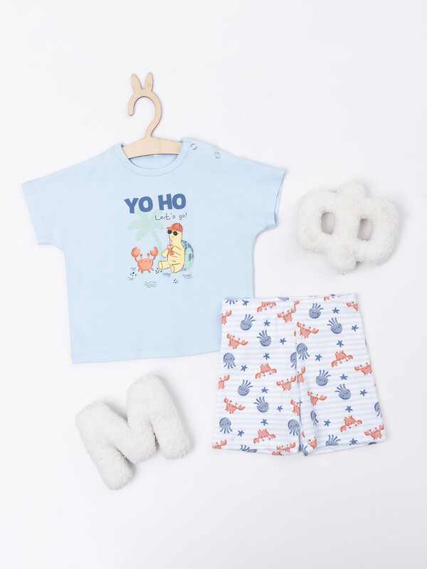 КОМПЛЕКТ ДЕТСКИЙ (ДЖЕМПЕР, ШОРТЫ) 89414