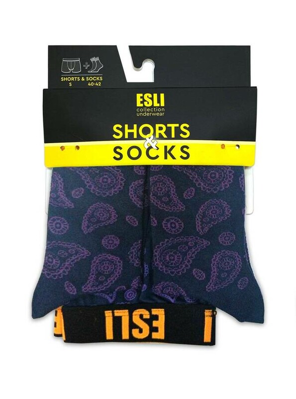 Набор трусы мужские + носки мужские ESLI MS001 трусы мужские+носки мужские