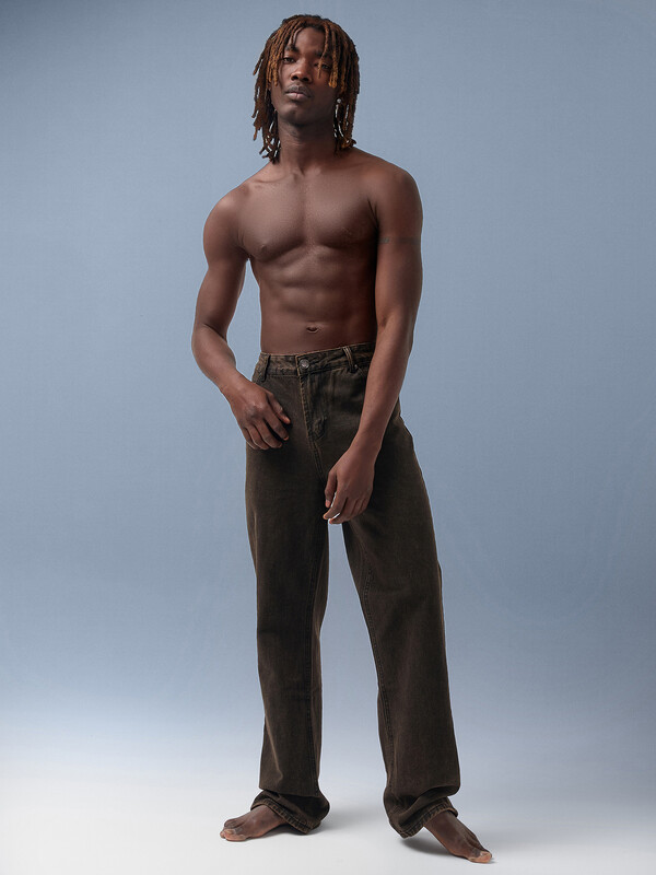 БРЮКИ ДЖИНСОВЫЕ МУЖСКИЕ (осенне-зимний ассортимент) 2025-2DTM101M-6t