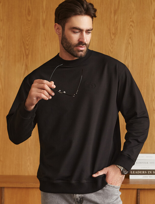 Джемпер из тонкого премиального футера с эластаном