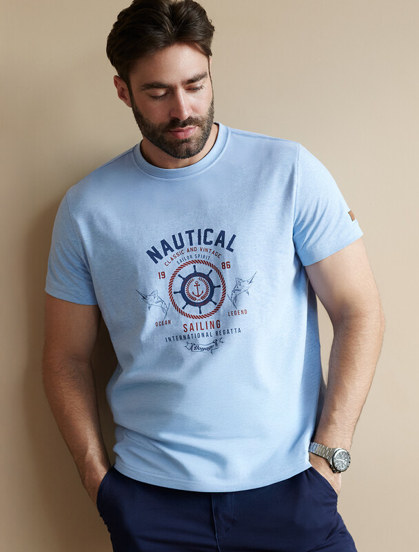 Футболка из премиального хлопка с авторским принтом