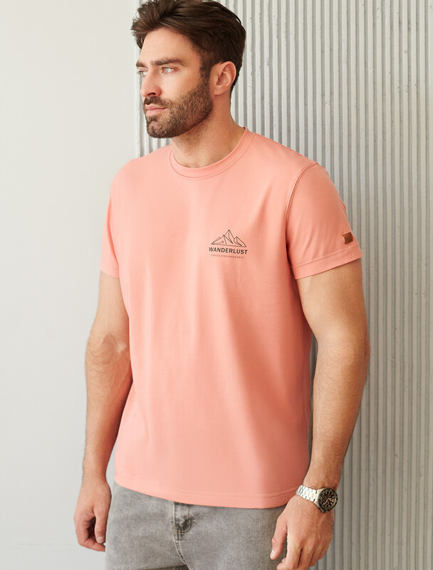 Футболка из премиального хлопка с авторским принтом