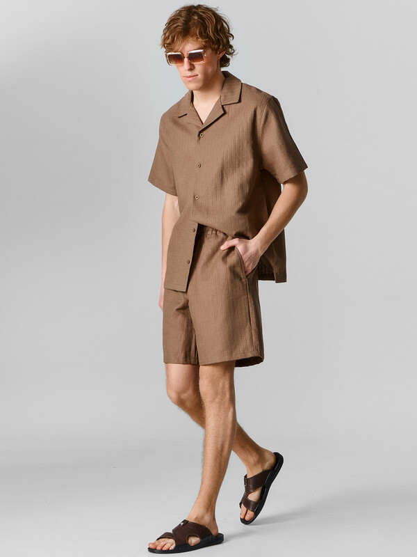 КОМПЛЕКТ МУЖСКОЙ (РУБАШКА, ШОРТЫ) 191038