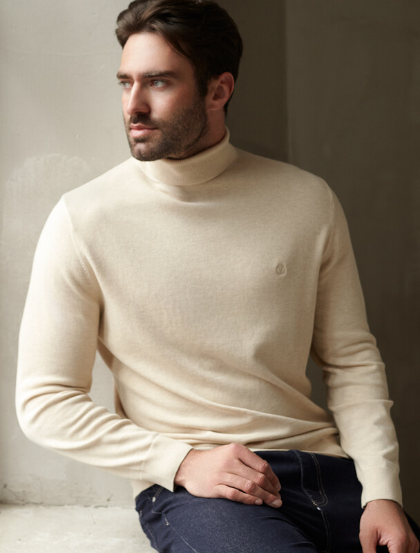 Свитер из хлопка с нейлоном