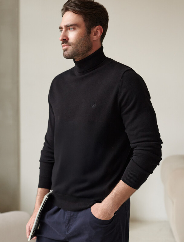 Свитер из хлопка с нейлоном