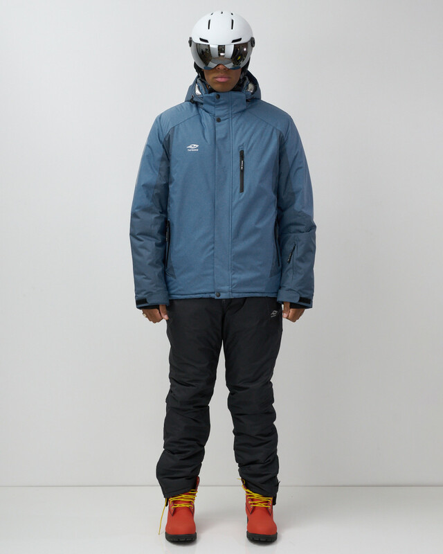 Горнолыжный костюм мужской зимний синего цвета 02301S