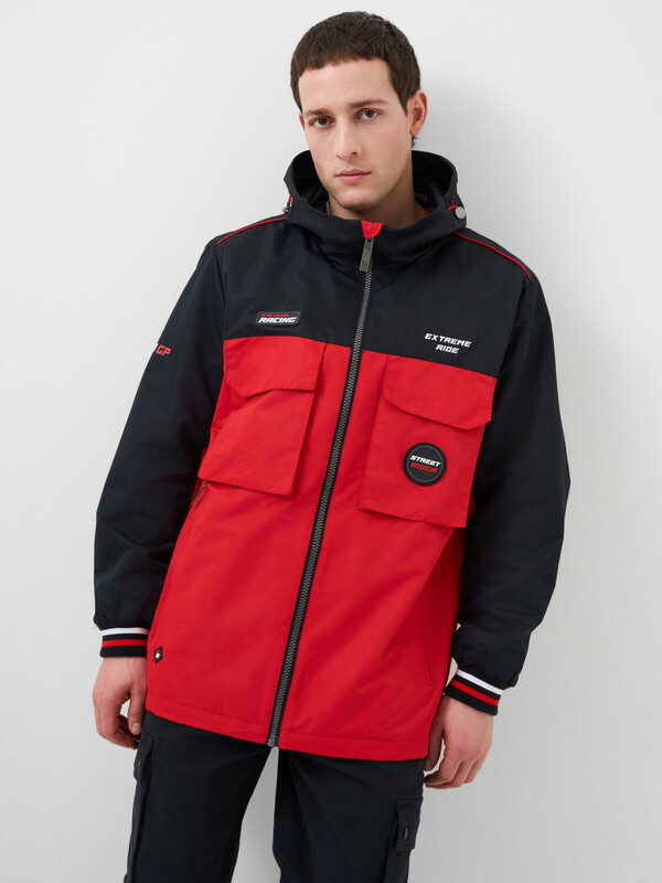 Куртка текстильная с полиуретановым покрытием для мужчин (ветровка)