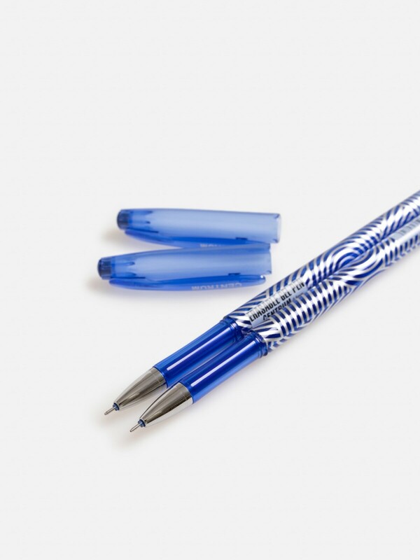 Набор из 2х ручек гелевых со стираемыми синими чернилами Kechi