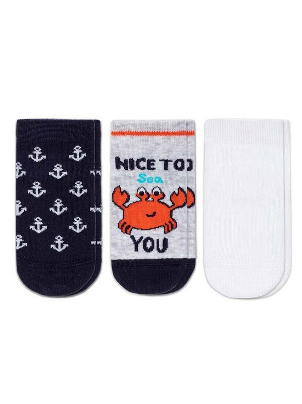 Классические CONTE-KIDS TIP-TOP (3 пары) Хлопковые носки