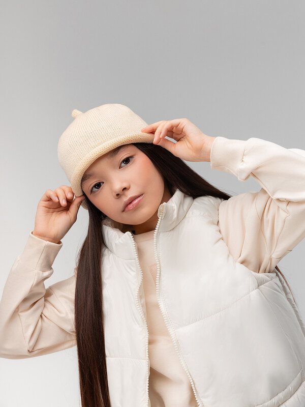 Шапка - "желудь" вязаная