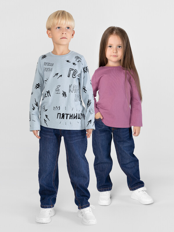 Джинсы прямые детские 401Д-851-Д