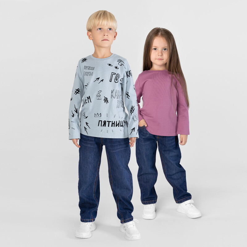 Джинсы прямые детские 401Д-851