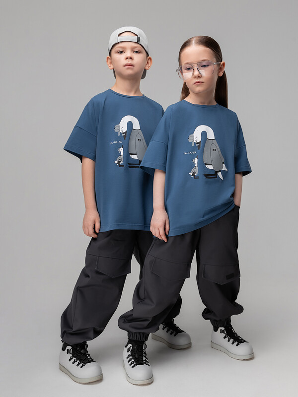 Брюки с декоративными клапанами