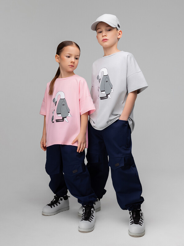 Брюки с декоративными клапанами