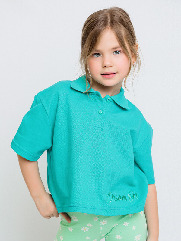 Футболка поло с коротким рукавом (008_БП24)