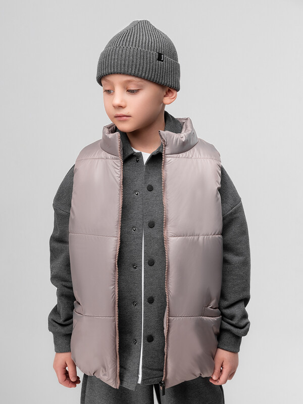 Жилет дутый утеплённый