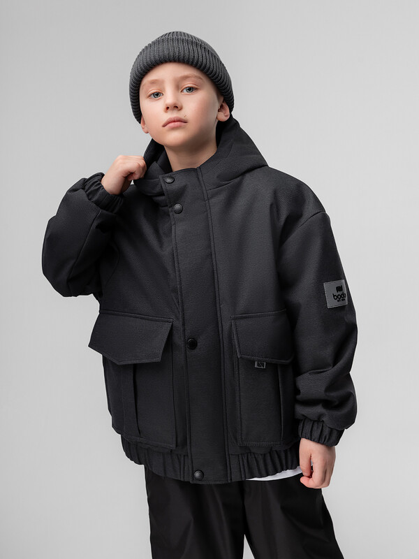 Куртка с накладными карманами